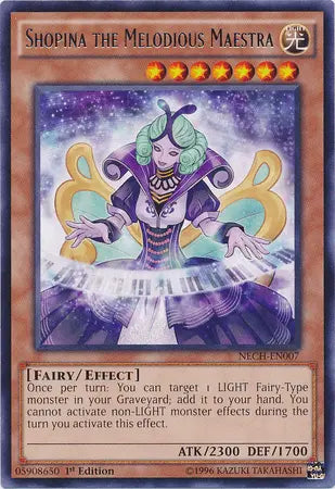 Shopina the Melodious Maestra [NECH-EN007] Rare - Doe's Cards