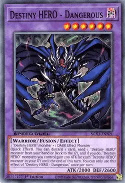 Destiny HERO - Dangerous [SGX1-ENB21] Common - Doe's Cards