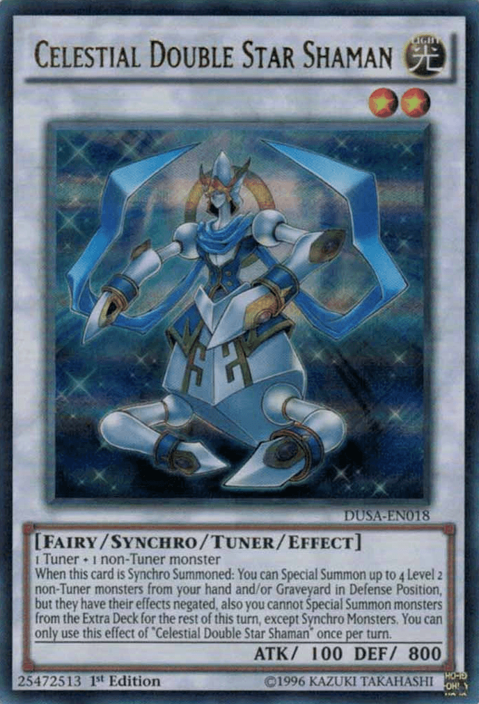 Celestial Double Star Shaman [DUSA-EN018] Ultra Rare - Doe's Cards