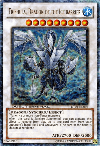 Trishula, Dragon of the Ice Barrier [DT04-EN092] Ultra Rare - Doe's Cards