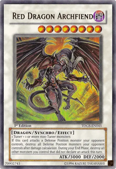 Red Dragon Archfiend [TDGS-EN041] Ultra Rare - Doe's Cards