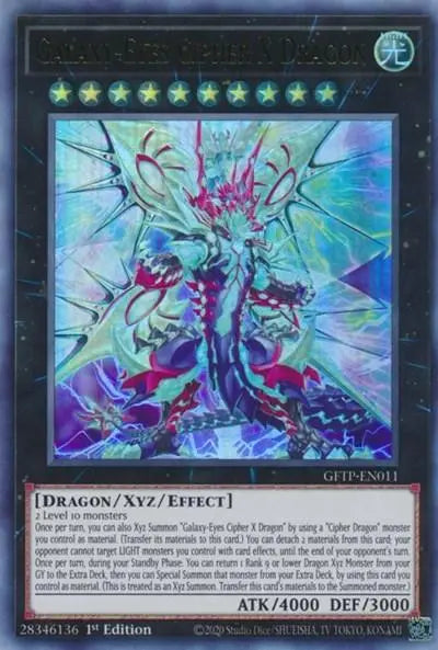 Galaxy-Eyes Cipher X Dragon [GFTP-EN011] Ultra Rare - Doe's Cards