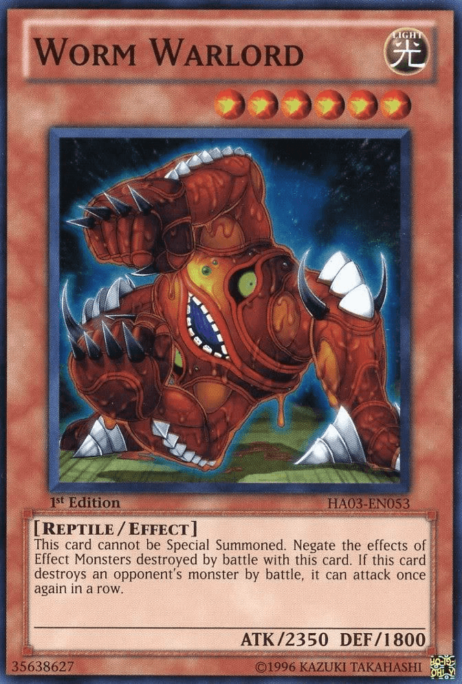 Worm Warlord [HA03-EN053] Super Rare - Doe's Cards