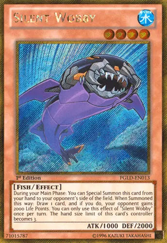 Silent Wobby [PGLD-EN013] Gold Secret Rare - Doe's Cards