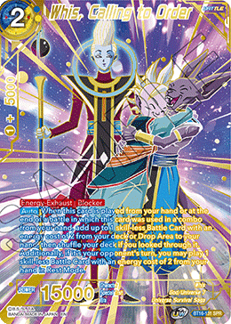 Whis, Calling to Order (SPR) (BT16-131) [Realm of the Gods] - Doe's Cards