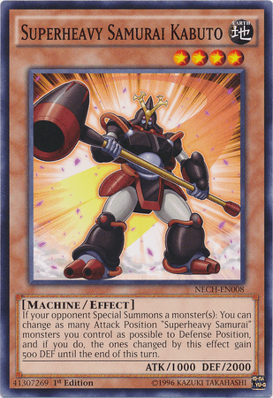 Superheavy Samurai Kabuto [NECH-EN008] Common - Doe's Cards