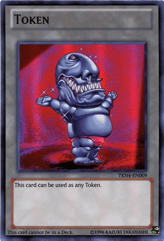 Ojama Token (Black) [TKN4-EN009] Super Rare - Doe's Cards