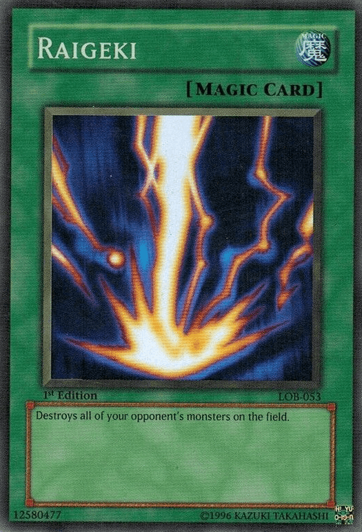 Raigeki [LOB-053] Super Rare - Doe's Cards