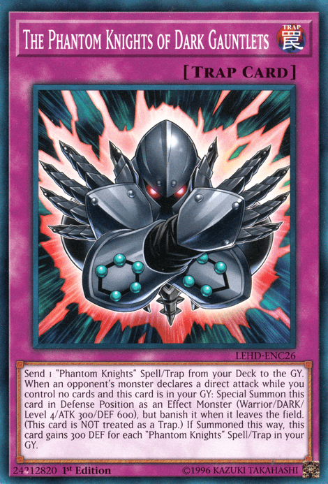 The Phantom Knights of Dark Gauntlets [LEHD-ENC26] Common - Doe's Cards