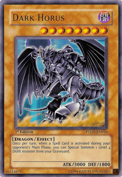 Dark Horus [PTDN-EN016] Ultra Rare - Doe's Cards