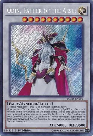 Odin, Father of the Aesir [LC5D-EN191] Secret Rare - Doe's Cards