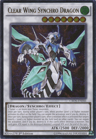 Clear Wing Synchro Dragon (UTR) [CROS-EN046] Ultimate Rare - Doe's Cards