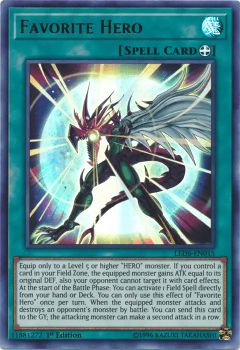 Favorite Hero [LED6-EN015] Ultra Rare - Doe's Cards