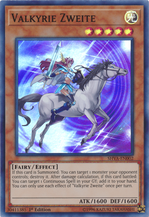 Valkyrie Zweite [SHVA-EN002] Super Rare - Doe's Cards