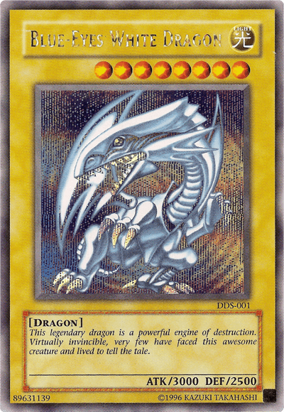 Blue-Eyes White Dragon (Dark Duel Stories) [DDS-001] Secret Rare - Doe's Cards