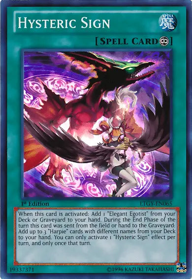 Hysteric Sign [LTGY-EN065] Super Rare - Doe's Cards