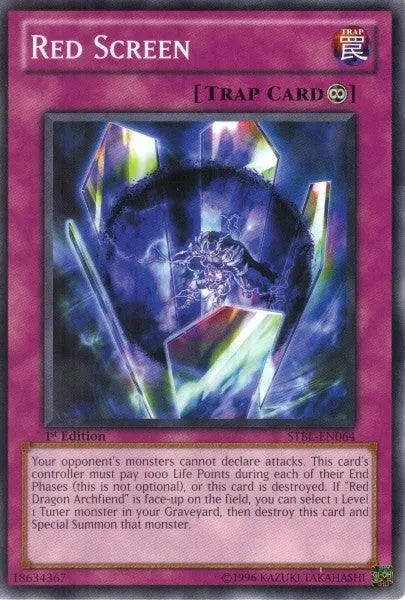 Red Screen [STBL-EN064] Common - Doe's Cards