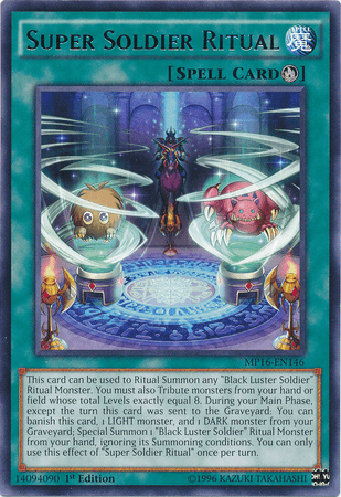 Super Soldier Ritual [MP16-EN146] Rare - Doe's Cards