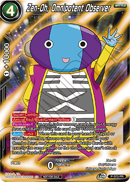 Zen-Oh, Omnipotent Observer (Unison Warrior Series Boost Tournament Pack Vol. 7) (P-373) [Tournament Promotion Cards] - Doe's Cards