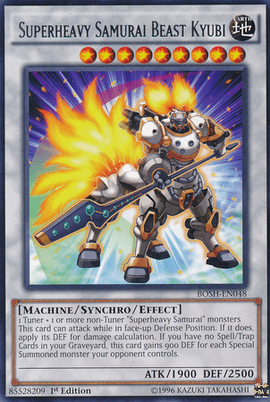 Superheavy Samurai Beast Kyubi [BOSH-EN048] Rare - Doe's Cards