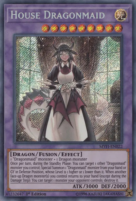 House Dragonmaid [MYFI-EN022] Secret Rare - Doe's Cards