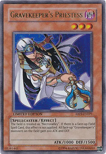 Gravekeeper's Priestess [ABPF-ENSP1] Ultra Rare - Doe's Cards