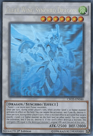 Clear Wing Synchro Dragon (Ghost Rare) [CROS-EN046] Ghost Rare - Doe's Cards