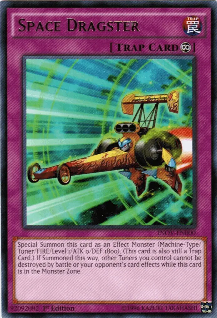 Space Dragster [INOV-EN000] Rare - Doe's Cards