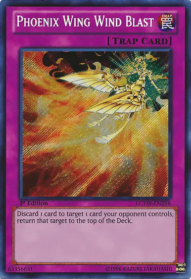 Phoenix Wing Wind Blast [LCYW-EN298] Secret Rare - Doe's Cards