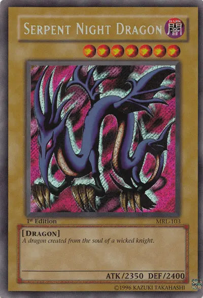 Serpent Night Dragon [MRL-103] Secret Rare - Doe's Cards