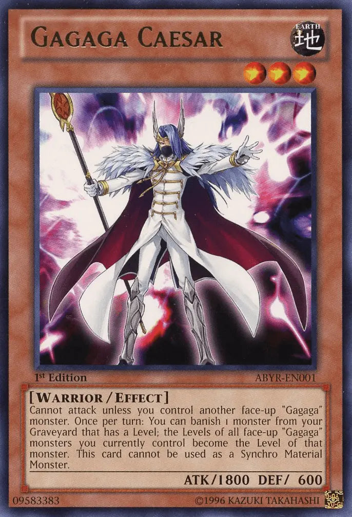 Gagaga Caesar [ABYR-EN001] Rare - Doe's Cards