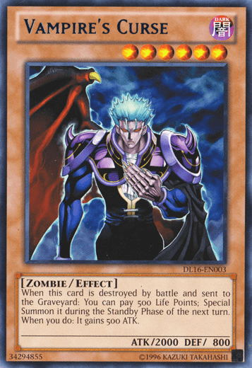 Vampire's Curse (Blue) [DL16-EN003] Rare - Doe's Cards