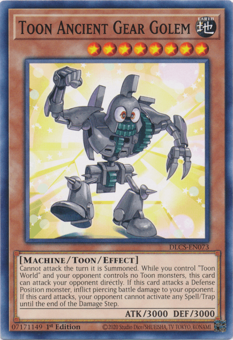 Toon Ancient Gear Golem [DLCS-EN073] Common - Doe's Cards