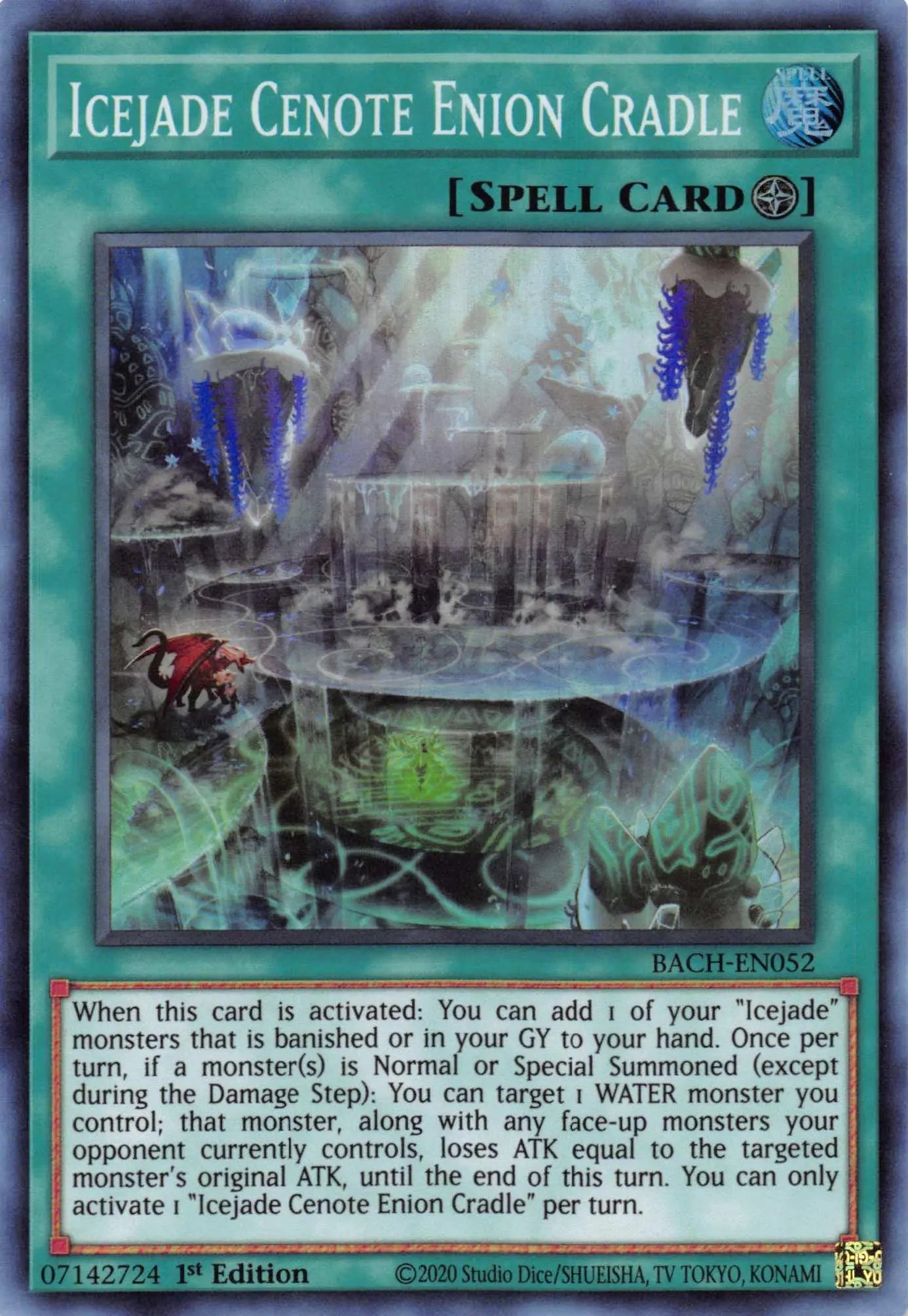 Icejade Cenote Enion Cradle [BACH-EN052] Super Rare - Doe's Cards