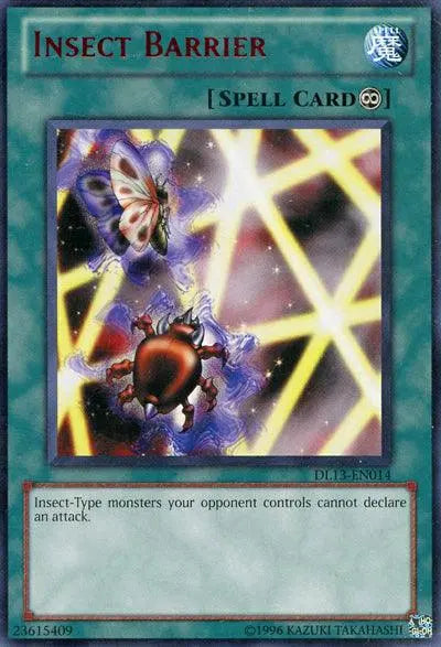 Insect Barrier (Red) [DL13-EN014] Rare - Doe's Cards