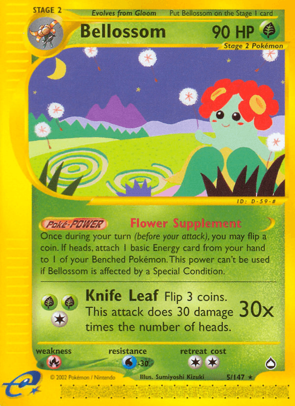Bellossom (5/147) [Aquapolis] - Doe's Cards