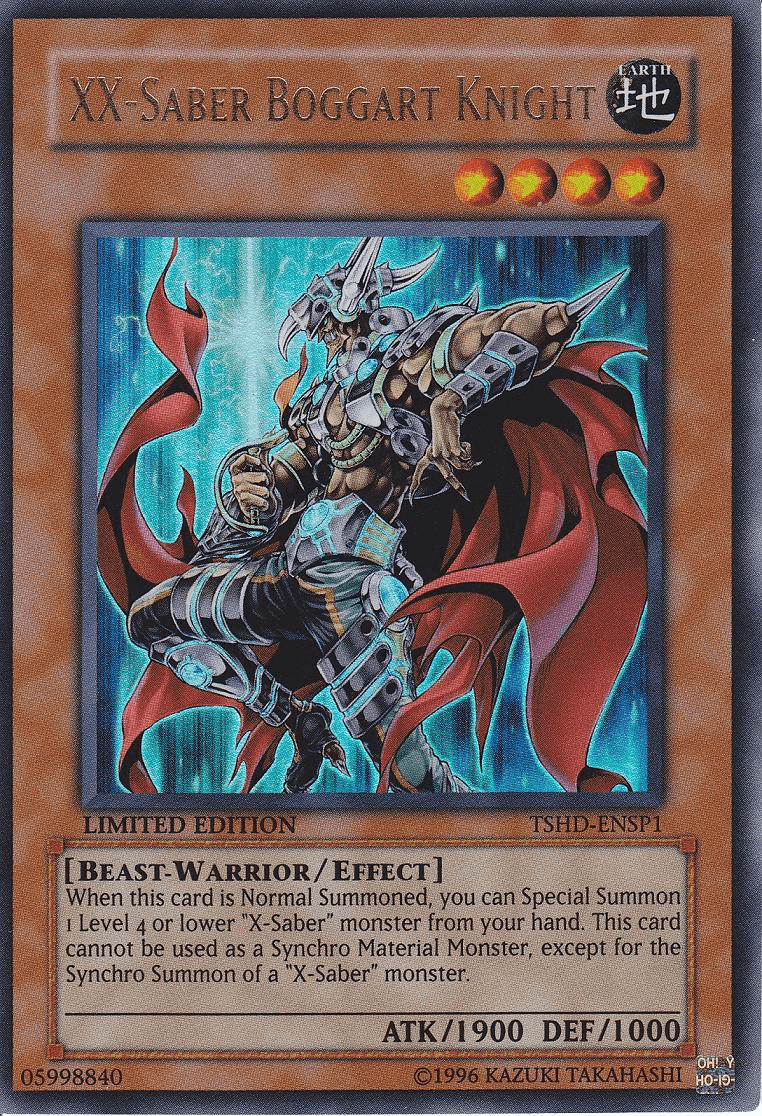 XX-Saber Boggart Knight [TSHD-ENSP1] Ultra Rare - Doe's Cards