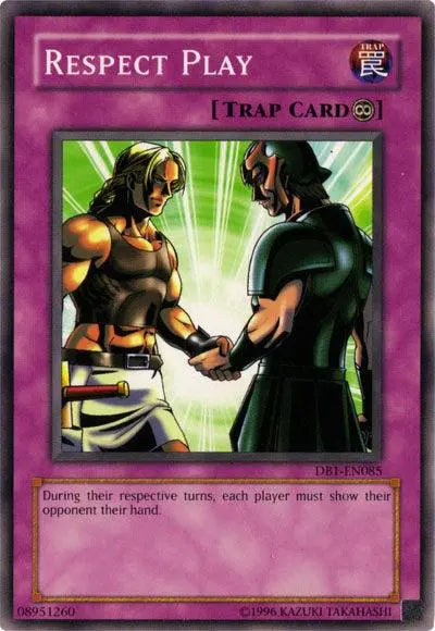 Respect Play [DB1-EN085] Common - Doe's Cards