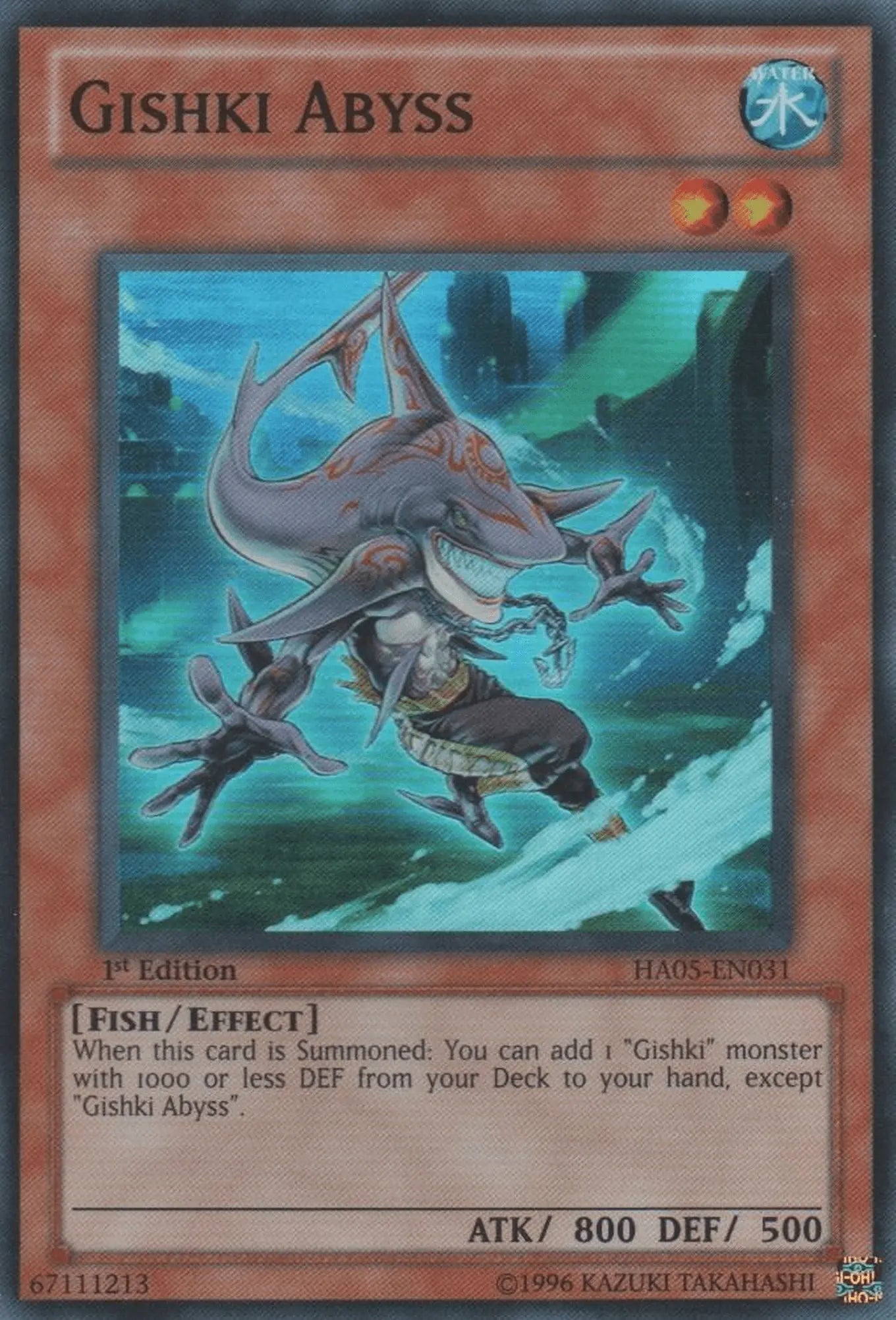 Gishki Abyss [HA05-EN031] Super Rare - Doe's Cards