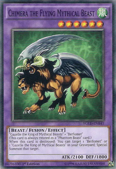 Chimera the Flying Mythical Beast [YGLD-ENB41] Common - Doe's Cards