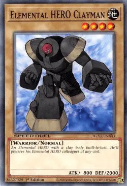 Elemental HERO Clayman [SGX1-ENA03] Common - Doe's Cards