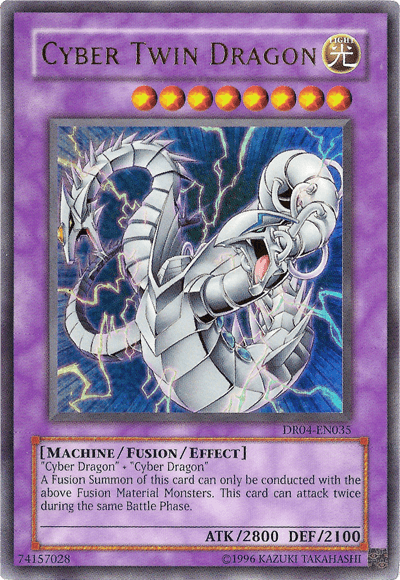 Cyber Twin Dragon [DR04-EN035] Ultra Rare - Doe's Cards