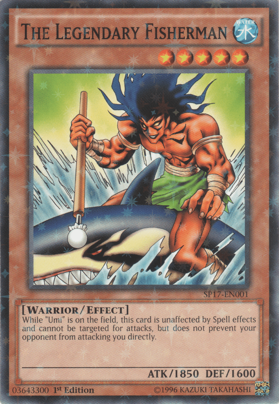 The Legendary Fisherman [SP17-EN001] Starfoil Rare - Doe's Cards