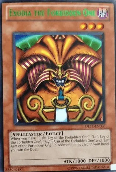 Exodia the Forbidden One (Green) [DL11-EN006] Rare - Doe's Cards