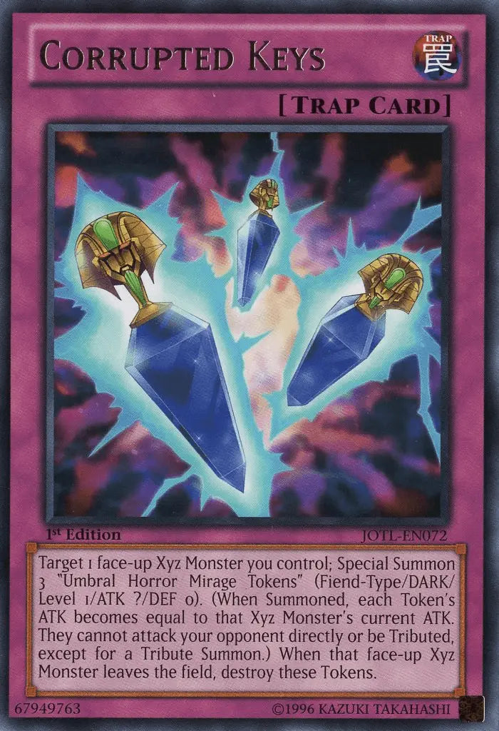 Corrupted Keys [JOTL-EN072] Rare - Doe's Cards