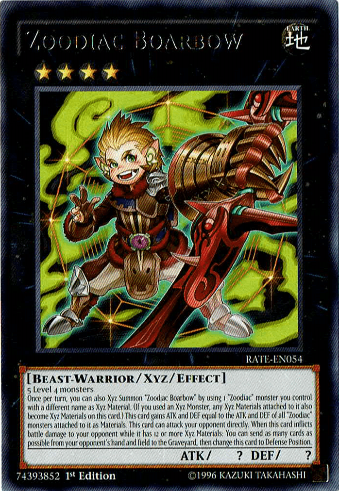 Zoodiac Boarbow [RATE-EN054] Rare - Doe's Cards