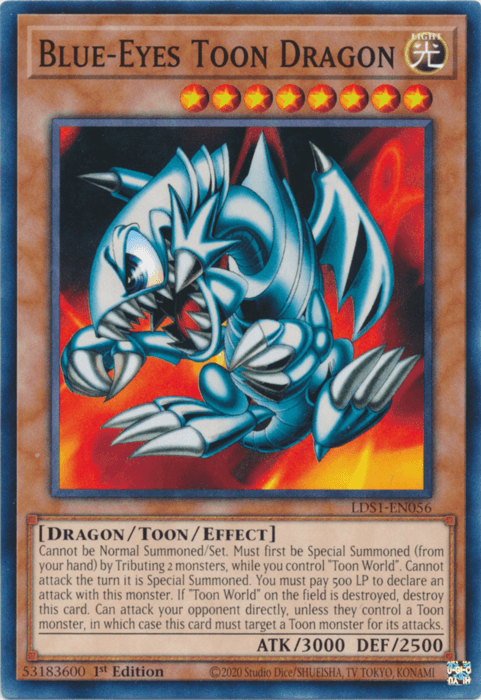 Blue-Eyes Toon Dragon [LDS1-EN056] Common - Doe's Cards