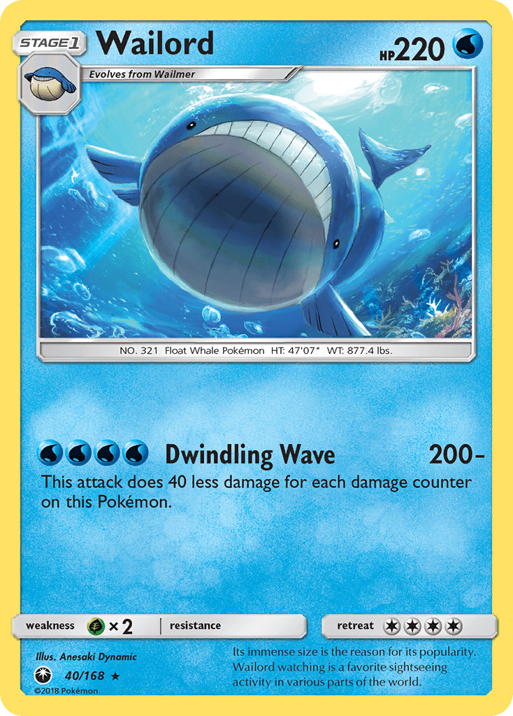 Wailord (40/168) [Sun & Moon: Celestial Storm] - Doe's Cards