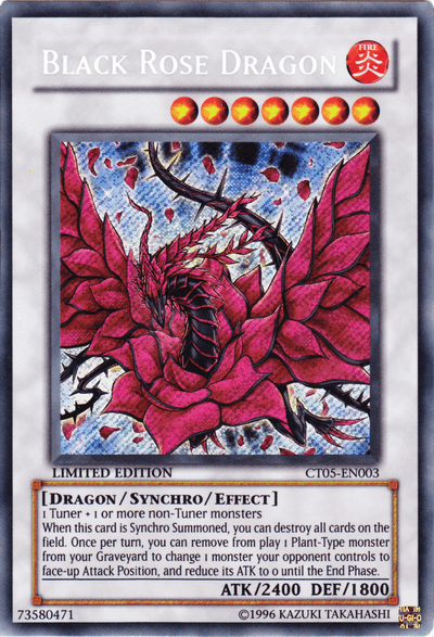 Black Rose Dragon [CT05-EN003] Secret Rare - Doe's Cards