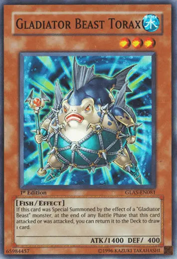 Gladiator Beast Torax [GLAS-EN081] Super Rare - Doe's Cards